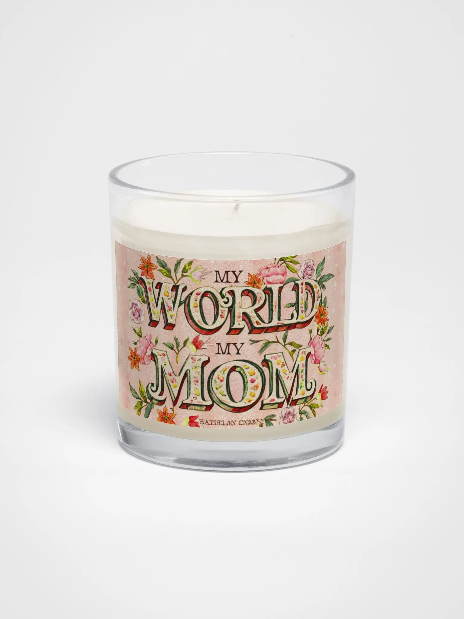 My World My Mom Soy Wax Candle product image (3)