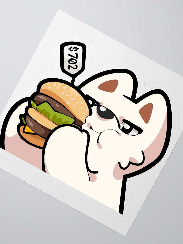 $702 Burger Sticker product image (2)