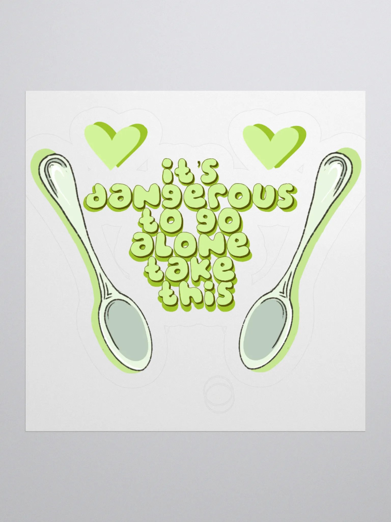 Lend some spoons (green) product image (1)