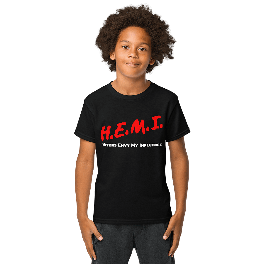 Bold Red H.E.M.I. Youth Sports Tee product image (1)