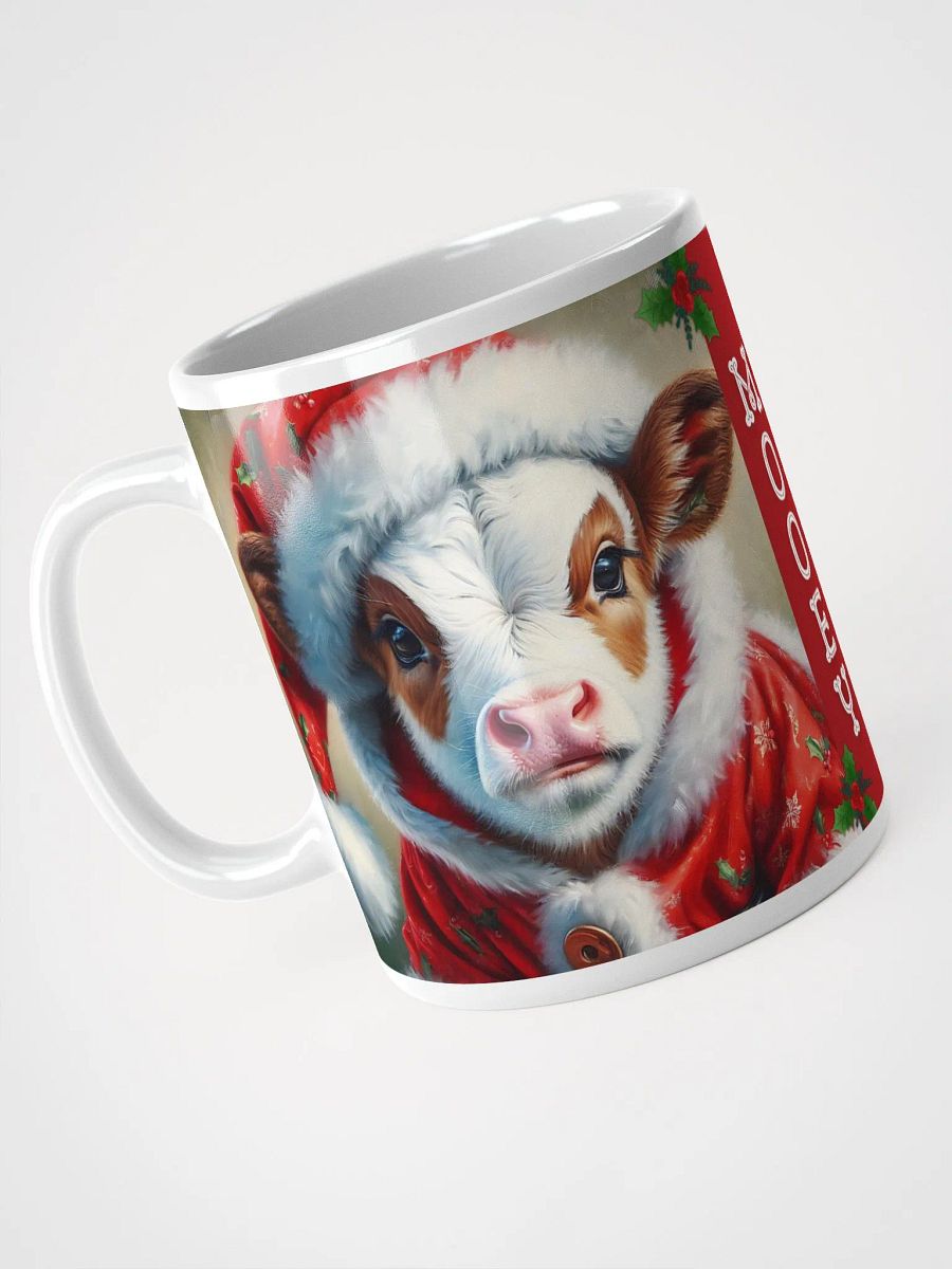Happy Holidays Mooey Christmas Winter Vibes Cow White Mug product image (3)
