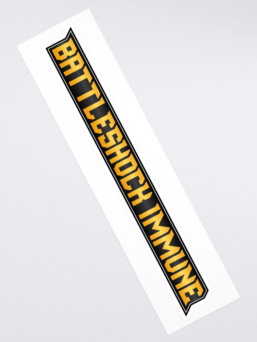 Battleshock Immune Bumper Sticker product image (2)