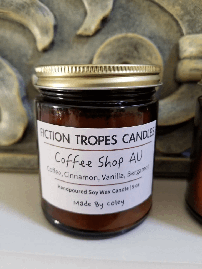 Coffee Shop AU Candle (Fiction Tropes Candles) product image (3)