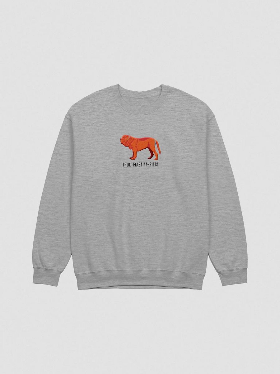 True Mastiff-Piece Sweatshirt (Embroidered) of a Neapolitan Mastiff(Red) product image (4)