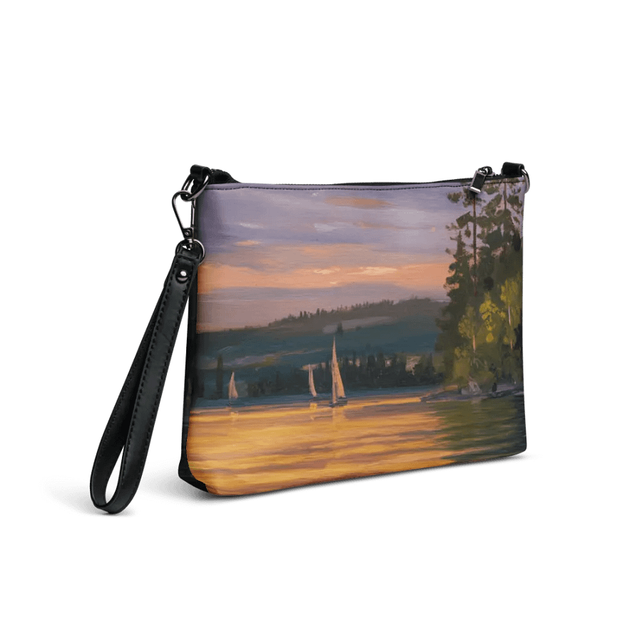 Sunset Lake Sailing, Crossbody Bag product image (6)