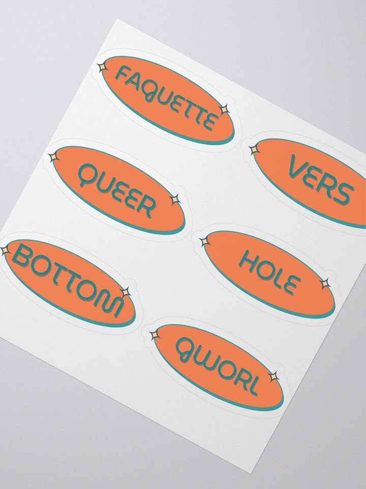 Queer Kiss Cut Sticker Set product image (2)