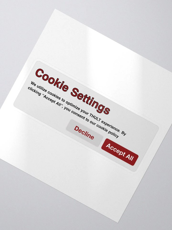 Thult Cookie policy product image (2)
