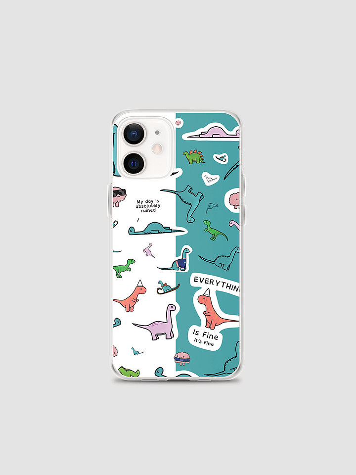 ADHDino characters - Clear iPhone Case product image (1)
