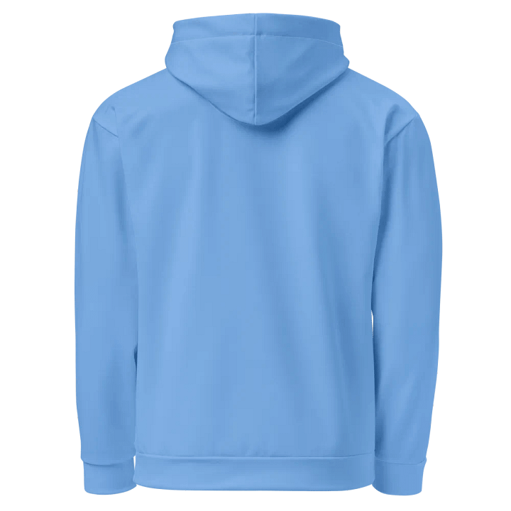 Plain Light Blue True Summer Unisex Recycled Polyester Heavyweight Premium Hoodie by Treasure Pie product image (2)