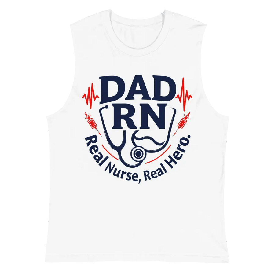 Real Nurse, Real Hero Muscle Tank product image (2)