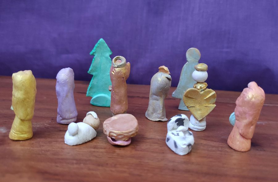 Presépio miniatura, conjunto de 11 peças product image (10)