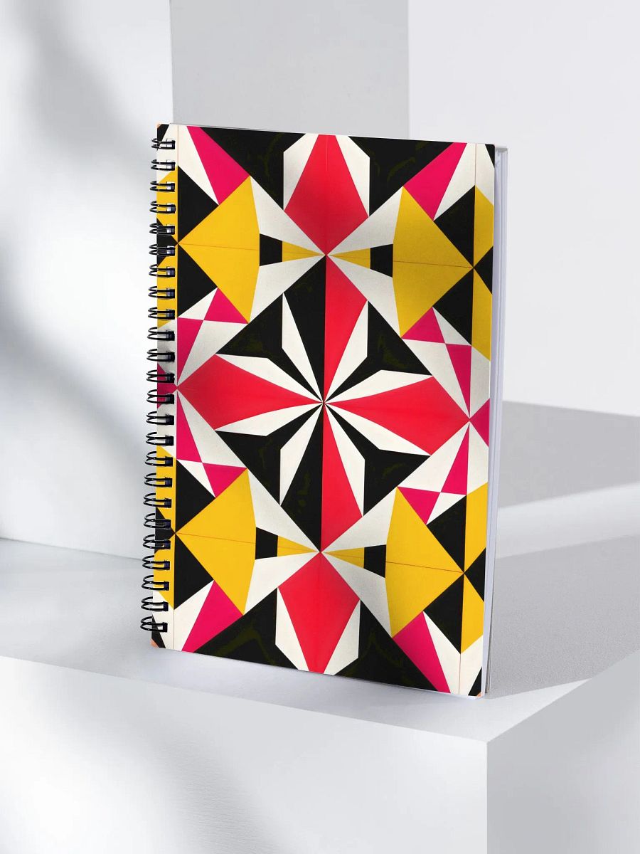 Kaleidoscopic Mosaic Spiral Notebook product image (4)