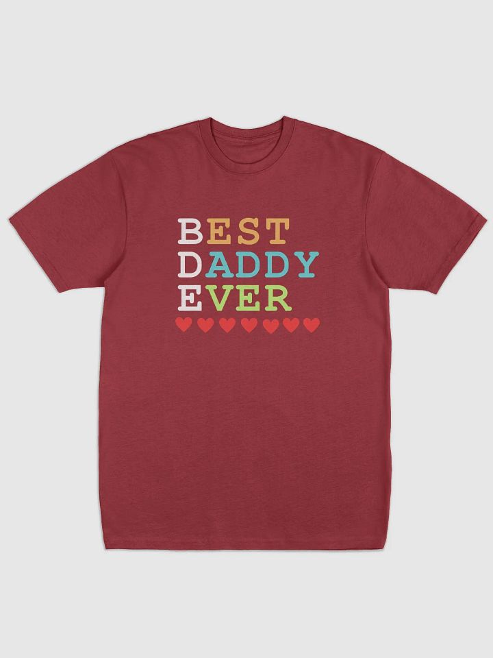 Best Daddy Ever Cotton Heritage Men's Premium Heavyweight Tee product image (6)