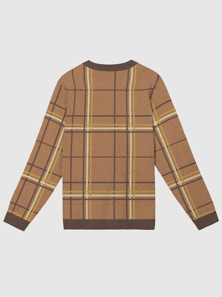 Premium Plaid Jacquard Crewneck Sweater product image (2)