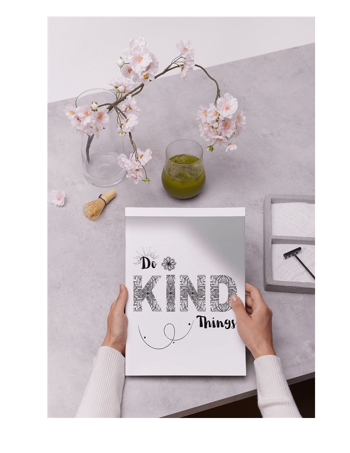 Color of Kindness mini coloring book product image (2)