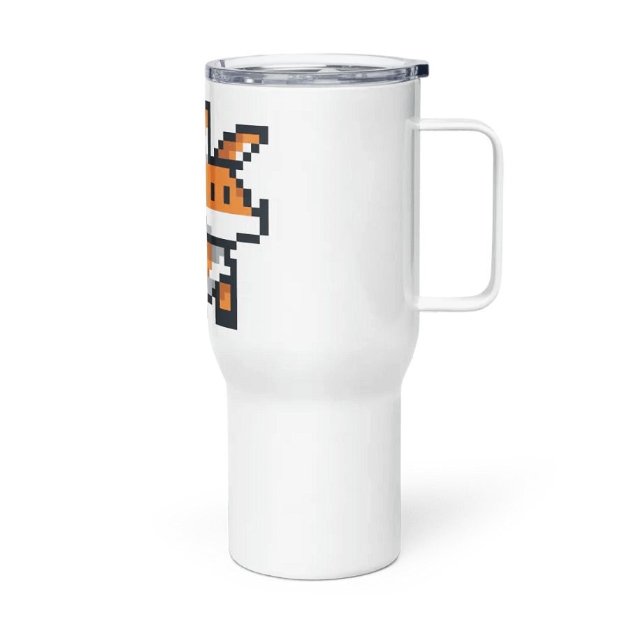 Fox Pixel Art Travel Mug product image (4)