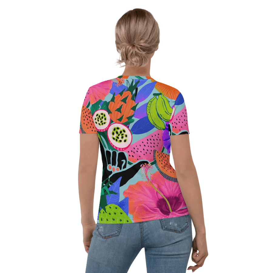 Tropical Paradise Delight All-Over Print Women's Tee product image (12)