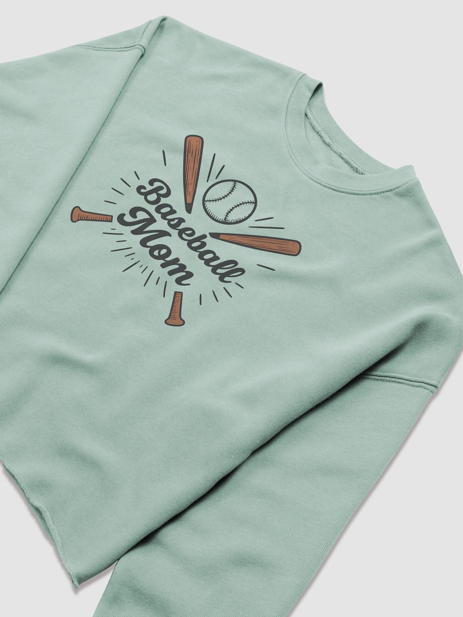 Baseball Mom Crop Top – Vintage Sports Style for Game Day Moms product image (4)