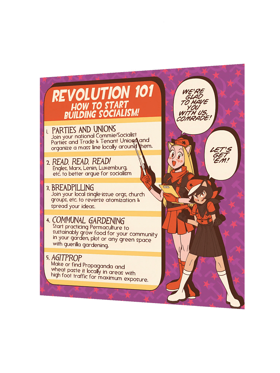 Alunya and Rodina - “Revolution 101” Poster product image (4)
