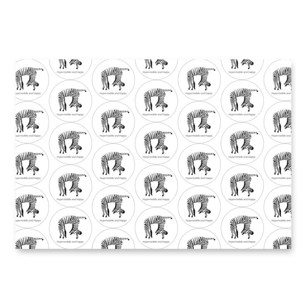 Happy Zebra Wrapping Paper product image (2)