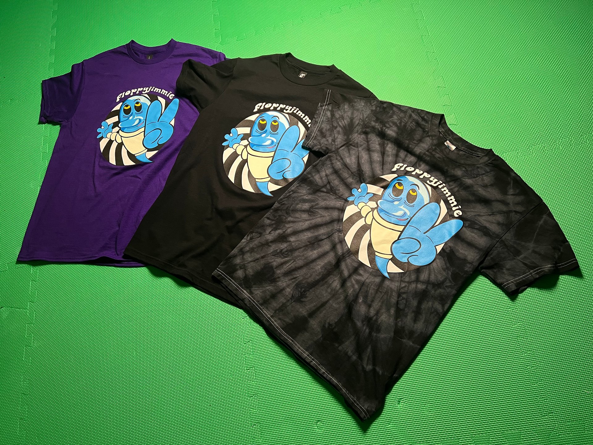 "Blue Guy 2" Limited Tee!! BLACK / PURPLE / TIE DYE product image (2)