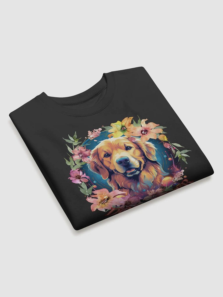 Golden Retriever Floral Wreath Sweatshirt product image (3)