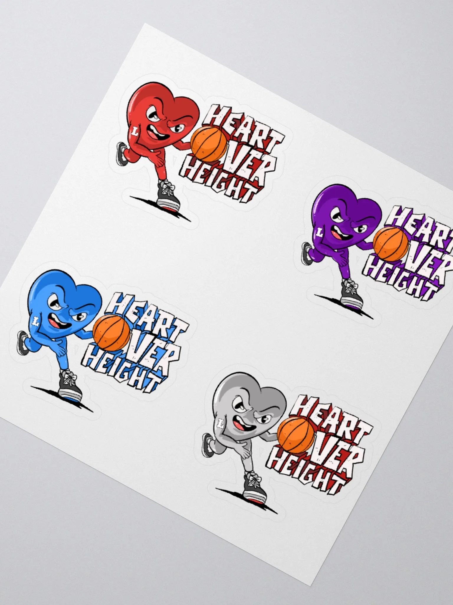 Heart Over Height Basketball Sticker Pack product image (2)