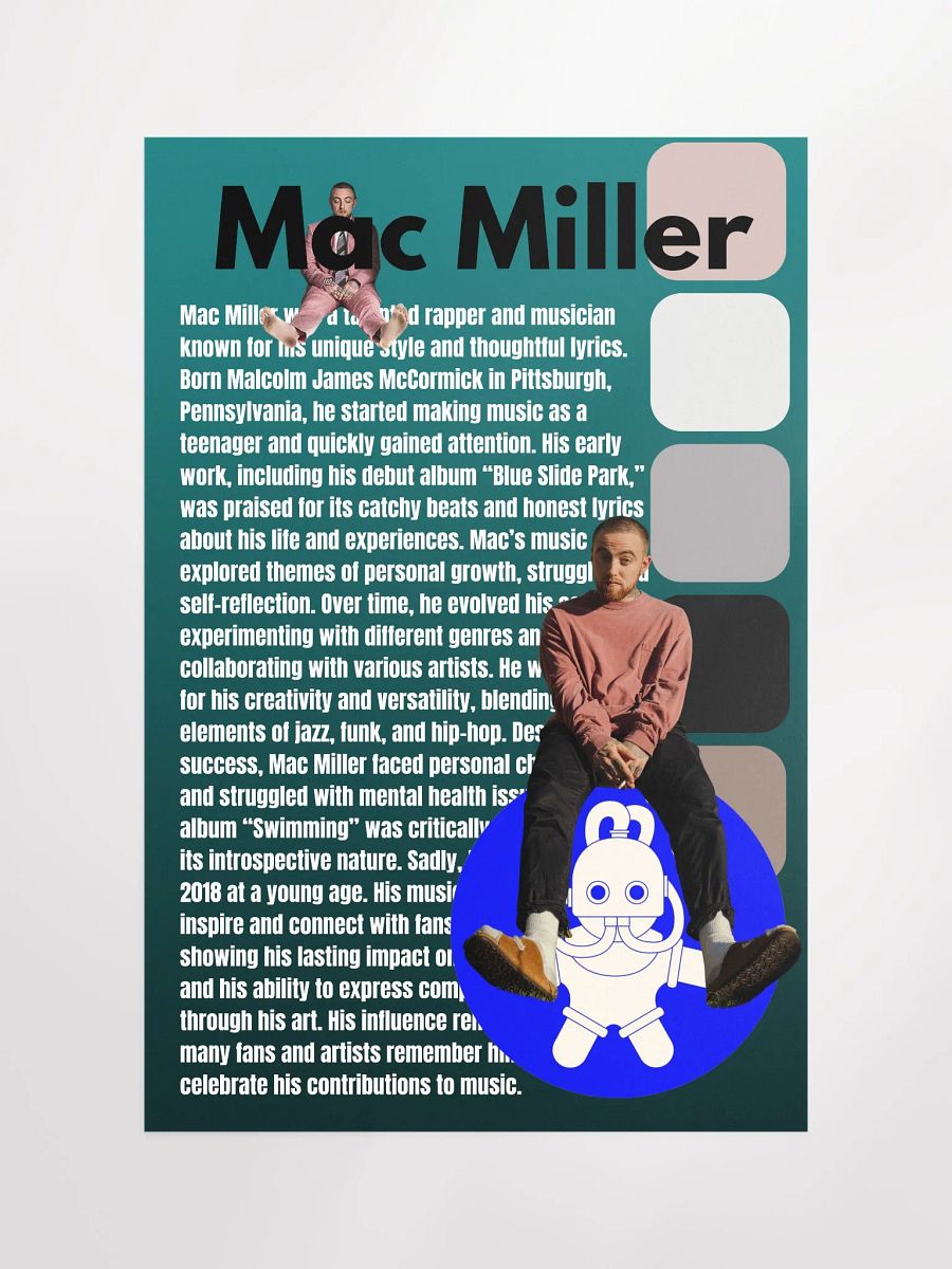 (20x30in) Mac Miller: Premium Unframed Poster product image (1)