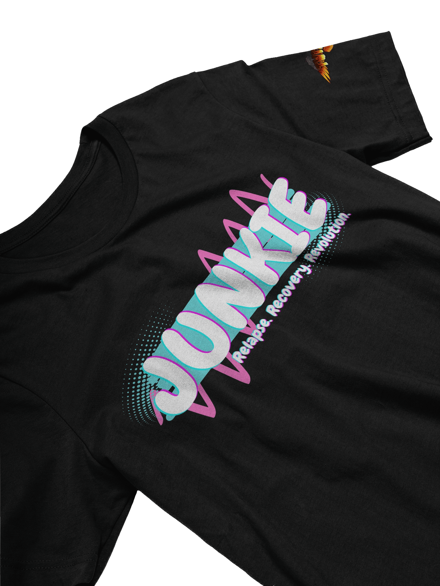 “Tie-Dye Recovery” – Junkie Project Logo Tee product image (3)