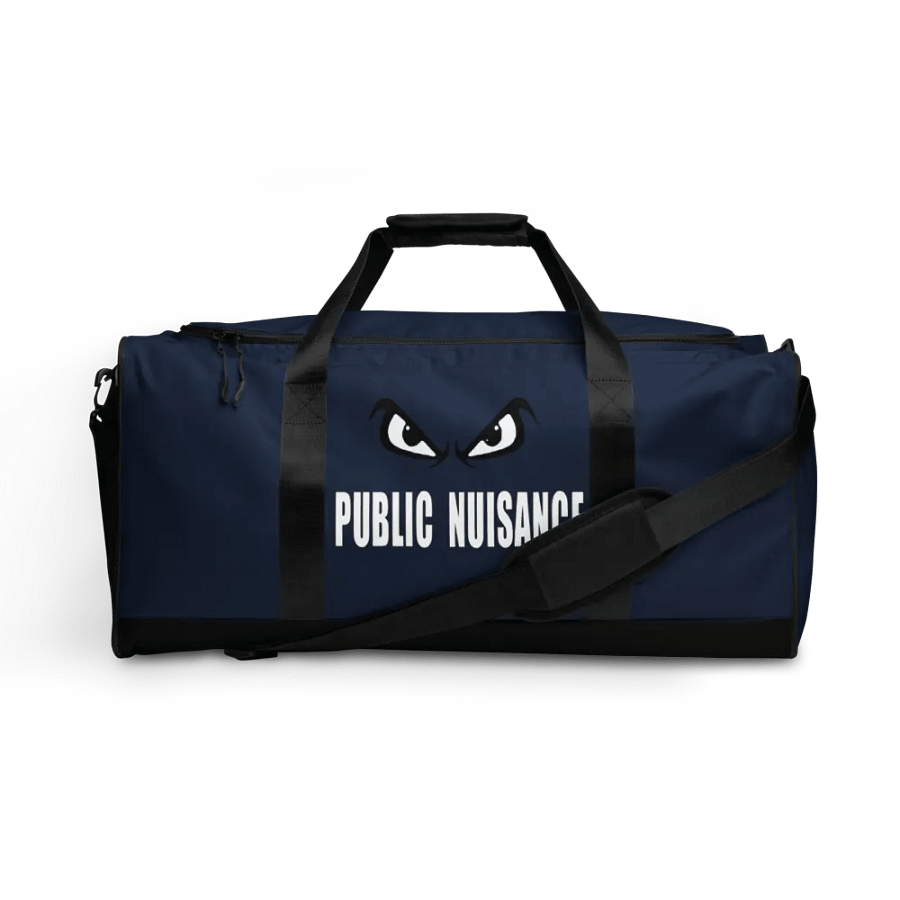 Public Nuisance: Navy Blue Duffle Bag product image (1)
