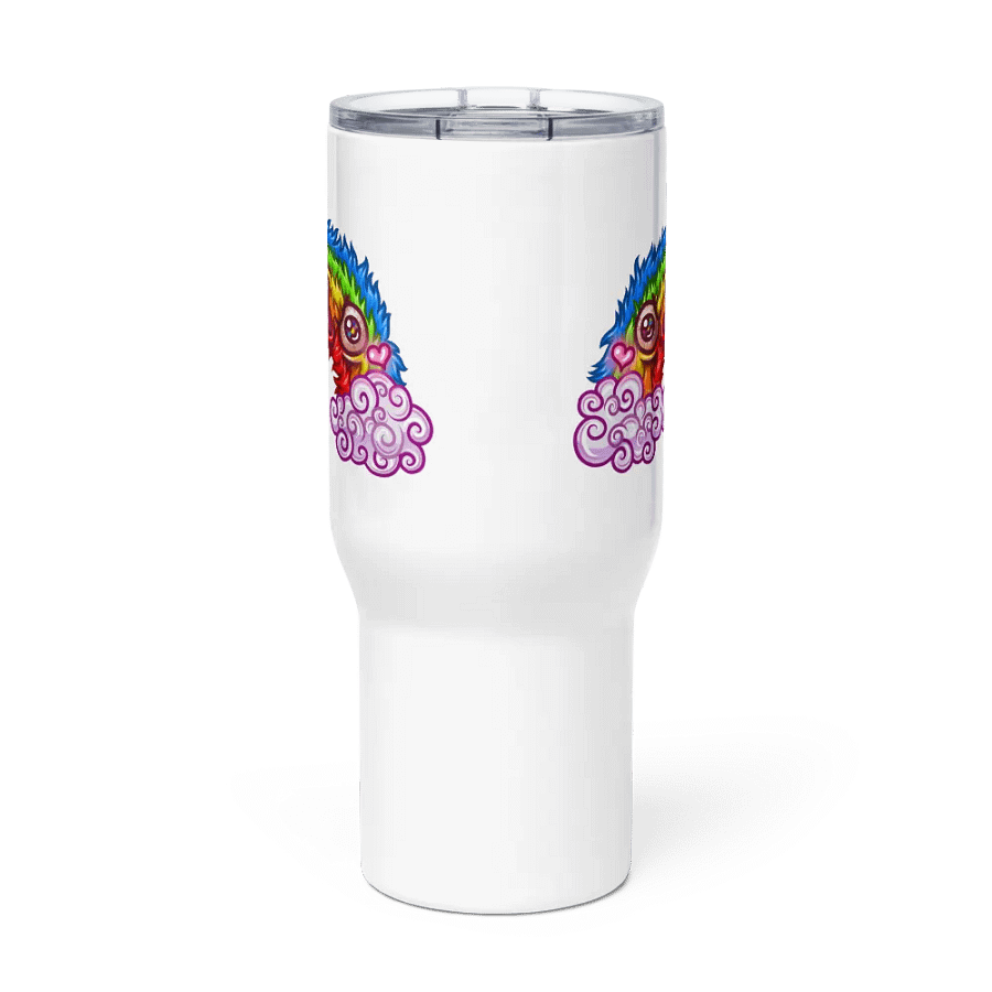 Gay Wrath Rainbow Travel Mug (With Handle) product image (2)