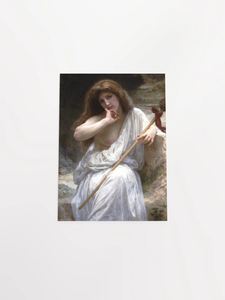 Mailice or Bacchante by William-Adolphe Bougureau Poster product image (4)