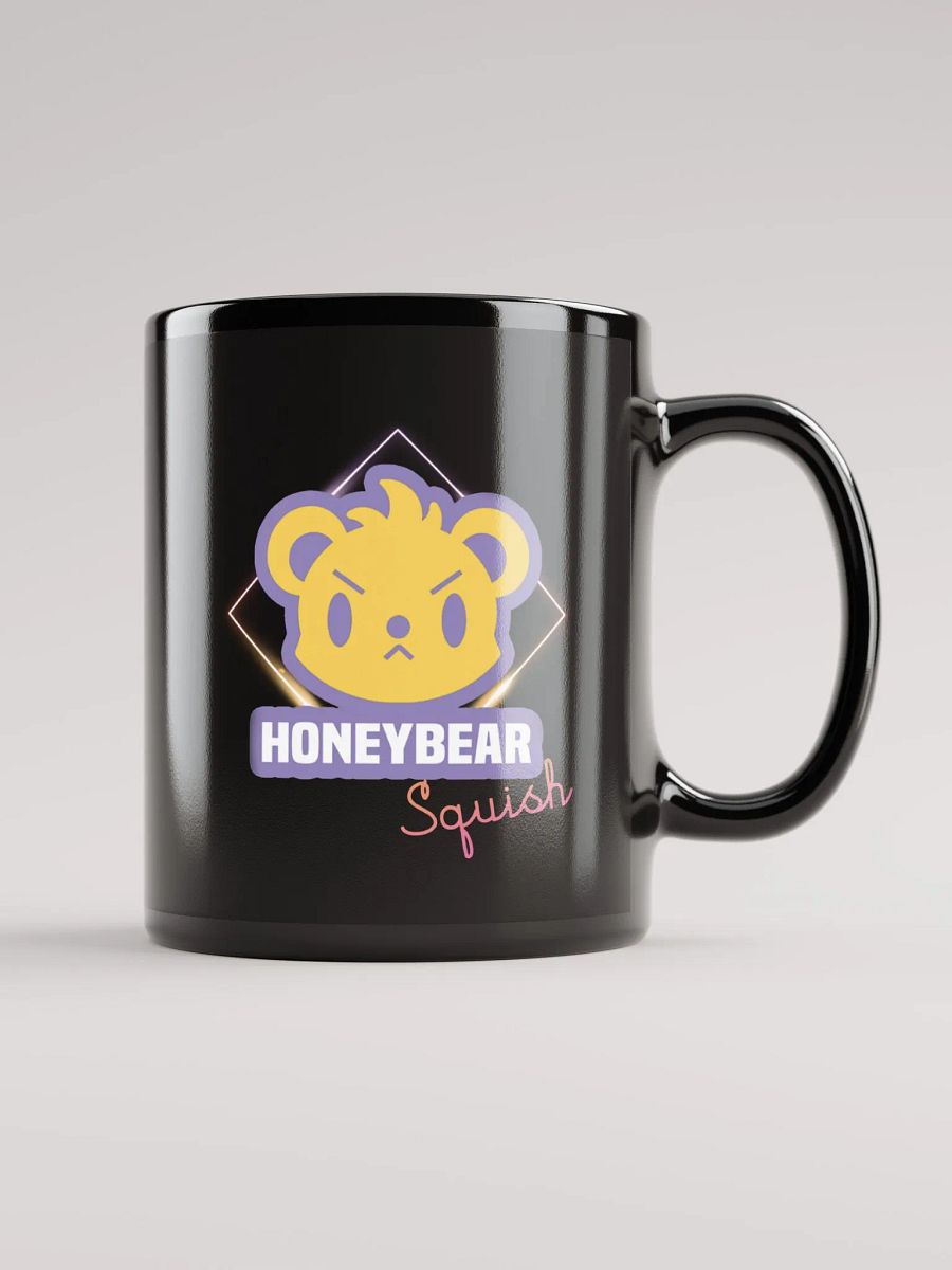 HONEYBEARSQUISH Black Glossy Mug product image (1)