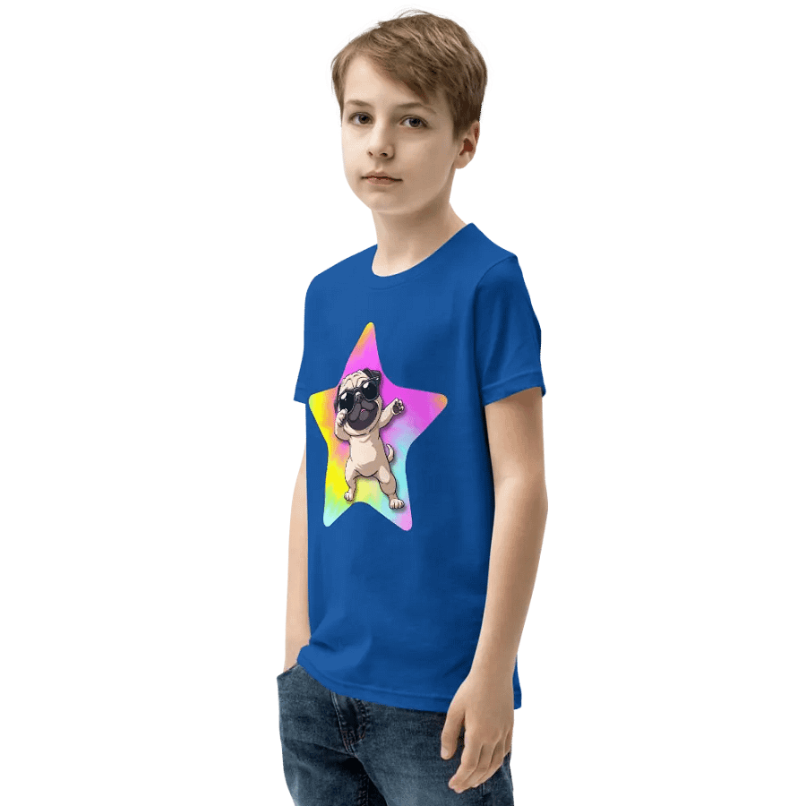 Cool Dabbing Pug Youth T-Shirt product image (19)