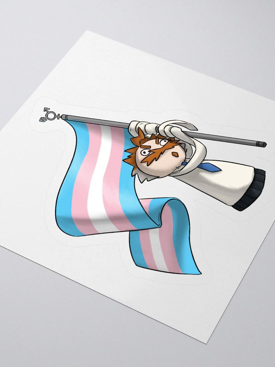Handlad Trans Rights Cut Sticker product image (3)