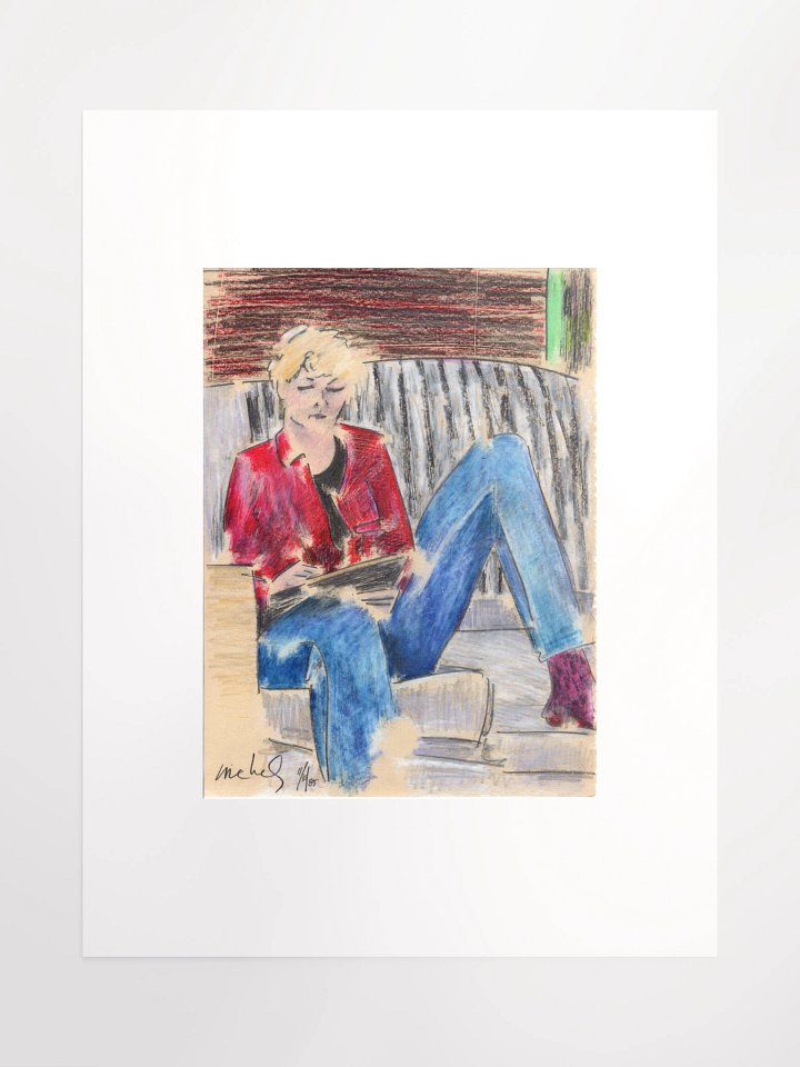 Woman Writing 11.06.85 print product image (1)
