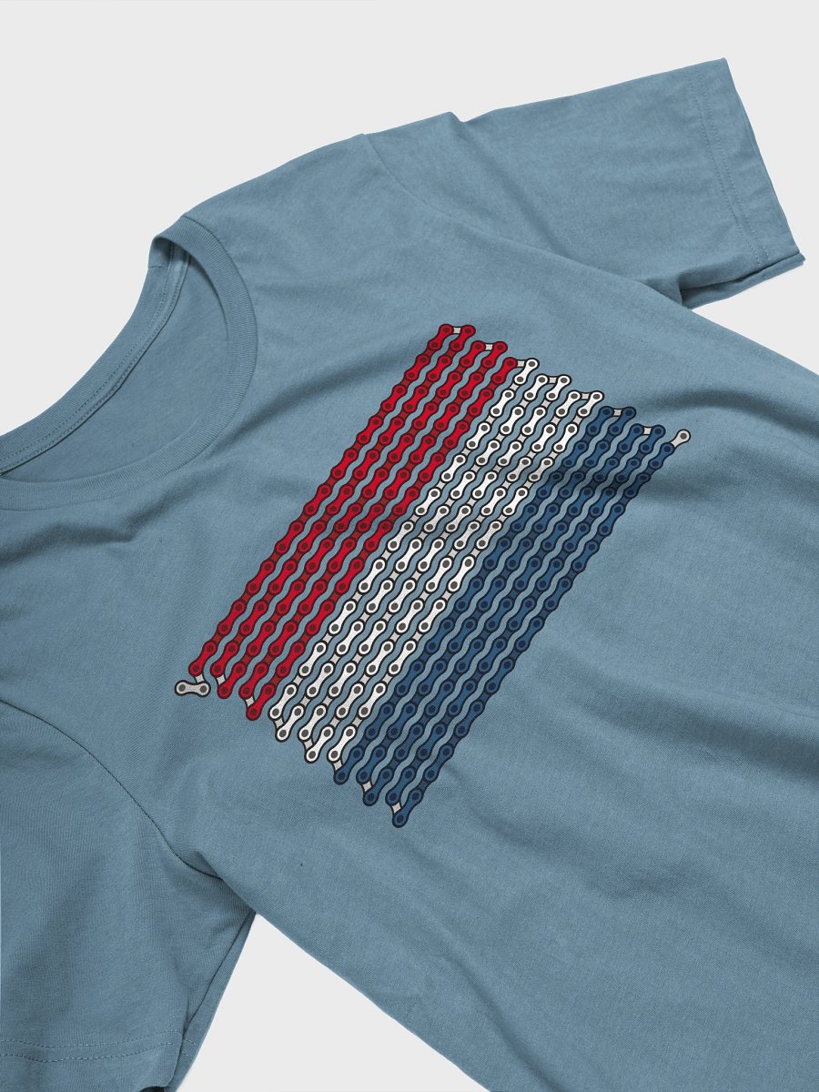 Netherlands Bike Chain Flag on Dark Color Supersoft Tee product image (2)