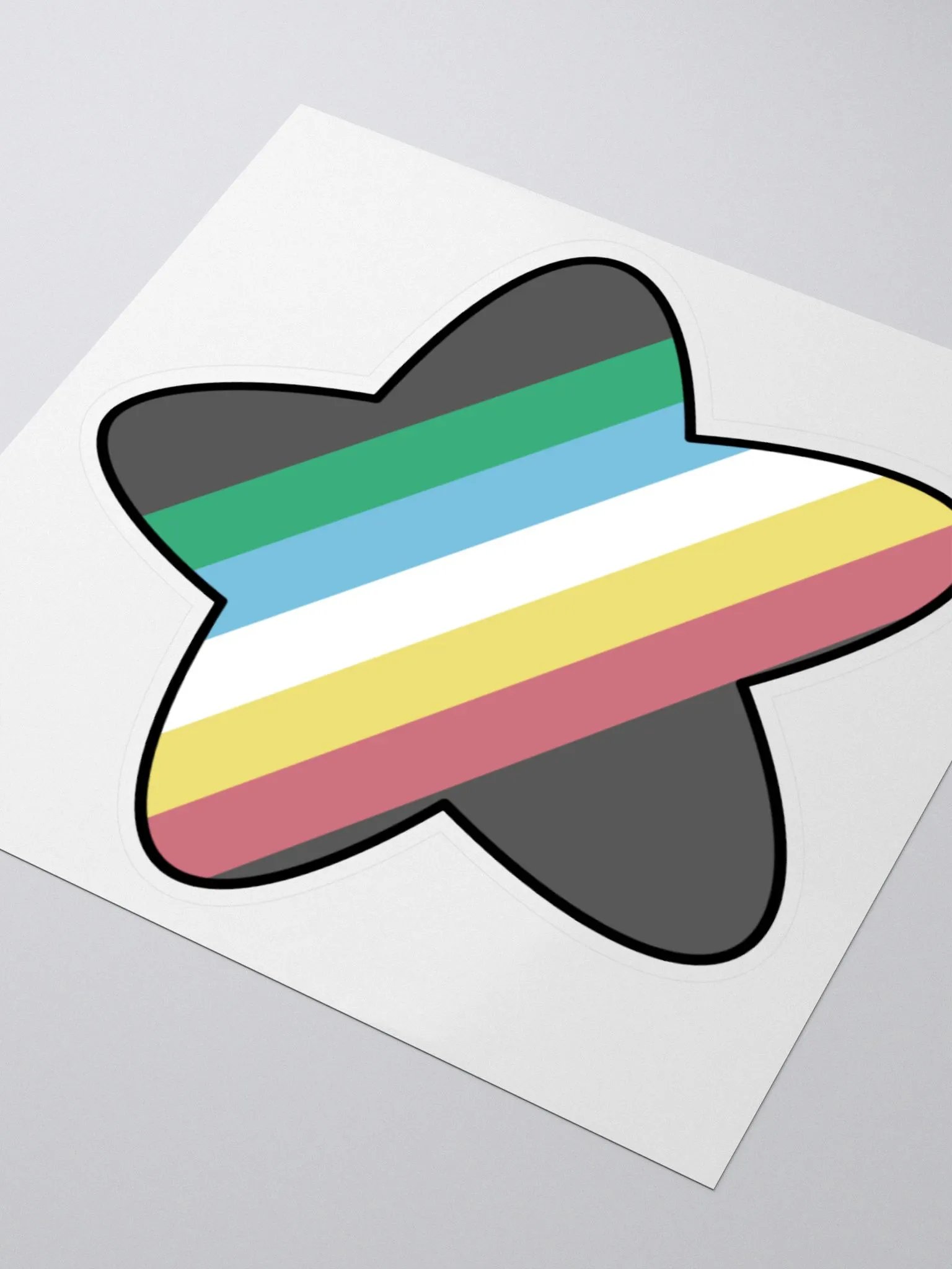 Disability Flag Star Sticker product image (3)
