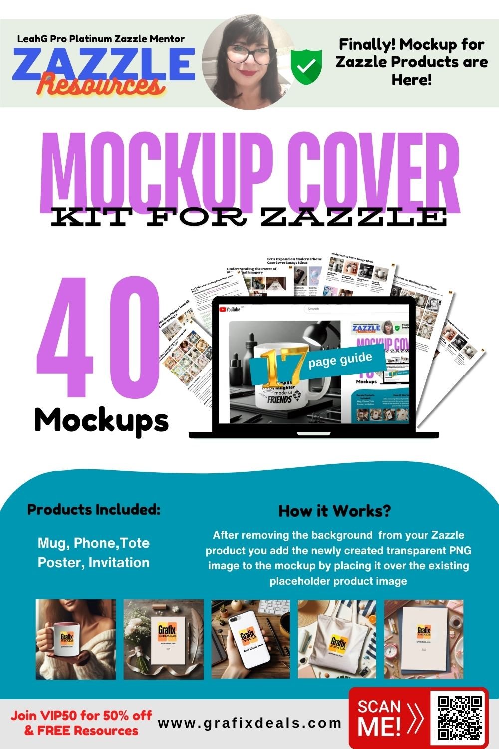Zazzle Resources - Product Mockup Cover Images Templates product image (1)