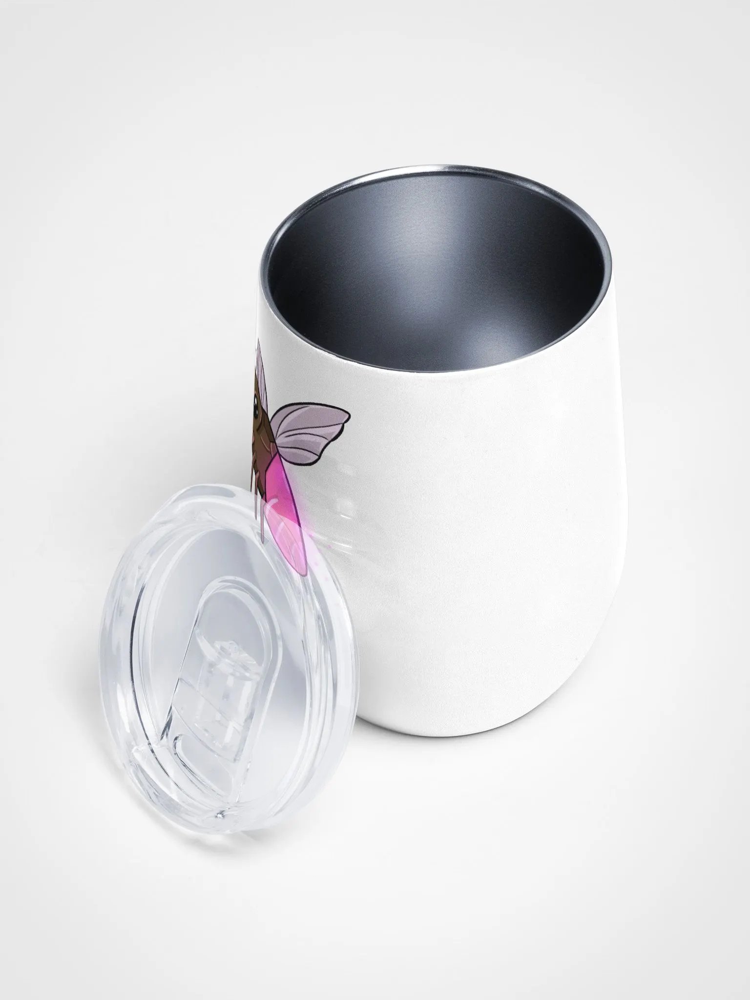 Pink Torchbug Wine Tumbler product image (3)