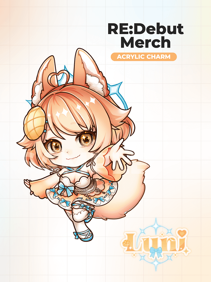 [PREORDER] RE:Debut Acrylic Charm product image (1)