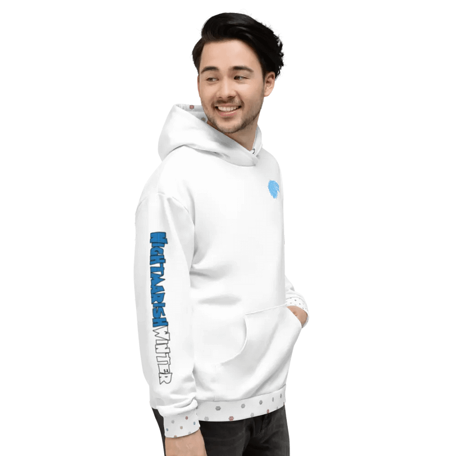 White Winter is Here Hoodie - back product image (9)