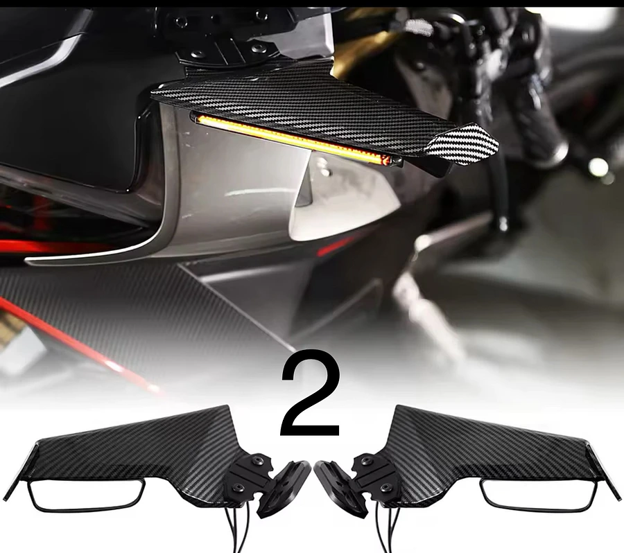 Universal Batman mirrors wings for motorcycle ( moto accessories parts tuning ) product image (6)