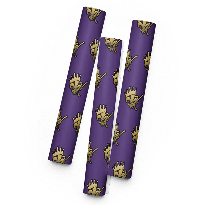 Kreole King Wrapping Paper (Purple) product image (2)