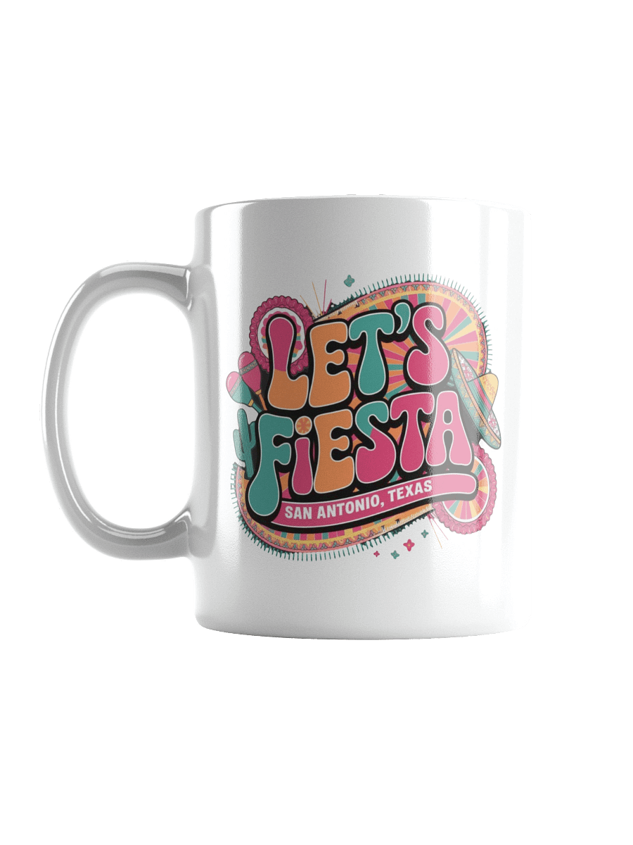 Fiesta Fun White Glossy Mug product image (2)