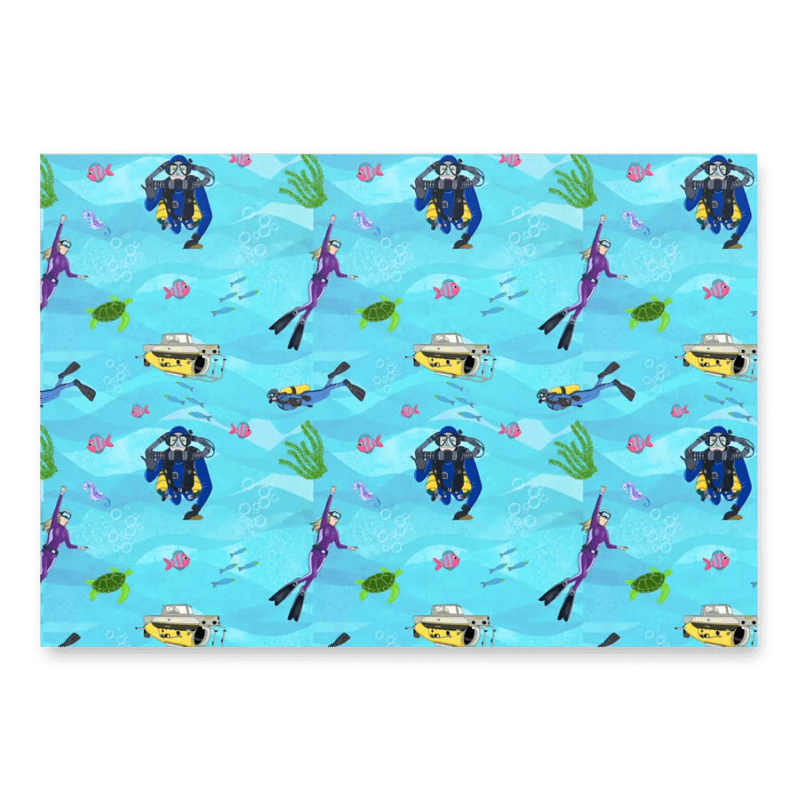 Deep Diving Wrapping Paper Set product image (2)