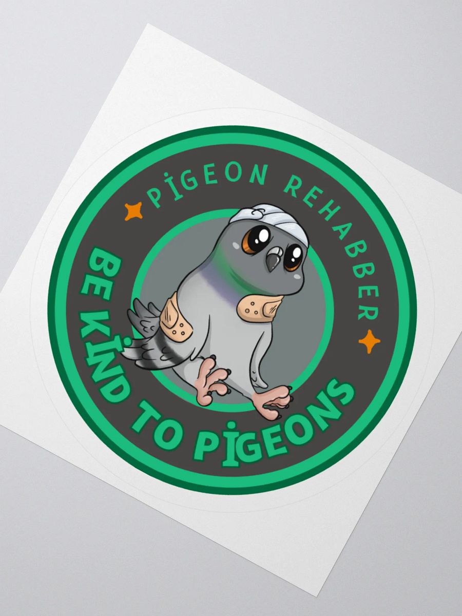 Pigeon Rehabber Kiss Cut Sticker product image (3)