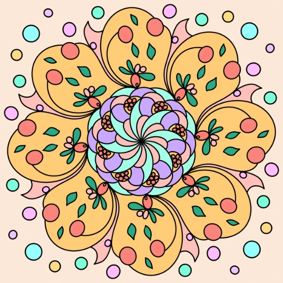 Stunning Mandalas Colouring Pages Set of Seven - Digital Download product image (4)