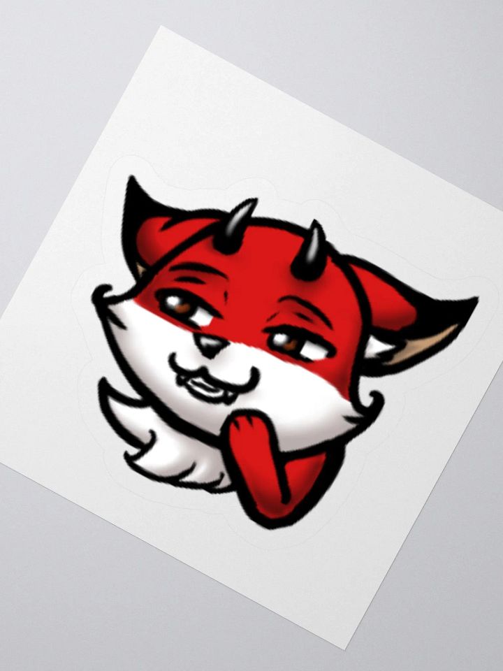 demonic fox Cut Stickers product image (2)