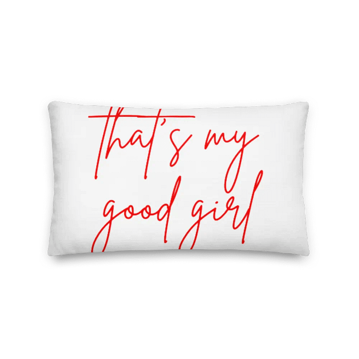 Cursive Charm Premium Pillow product image (2)